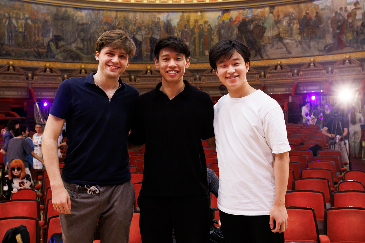 finalistii sectiunii violoncel. Concursul International George Enescu 2024. foto Petrica Tanase