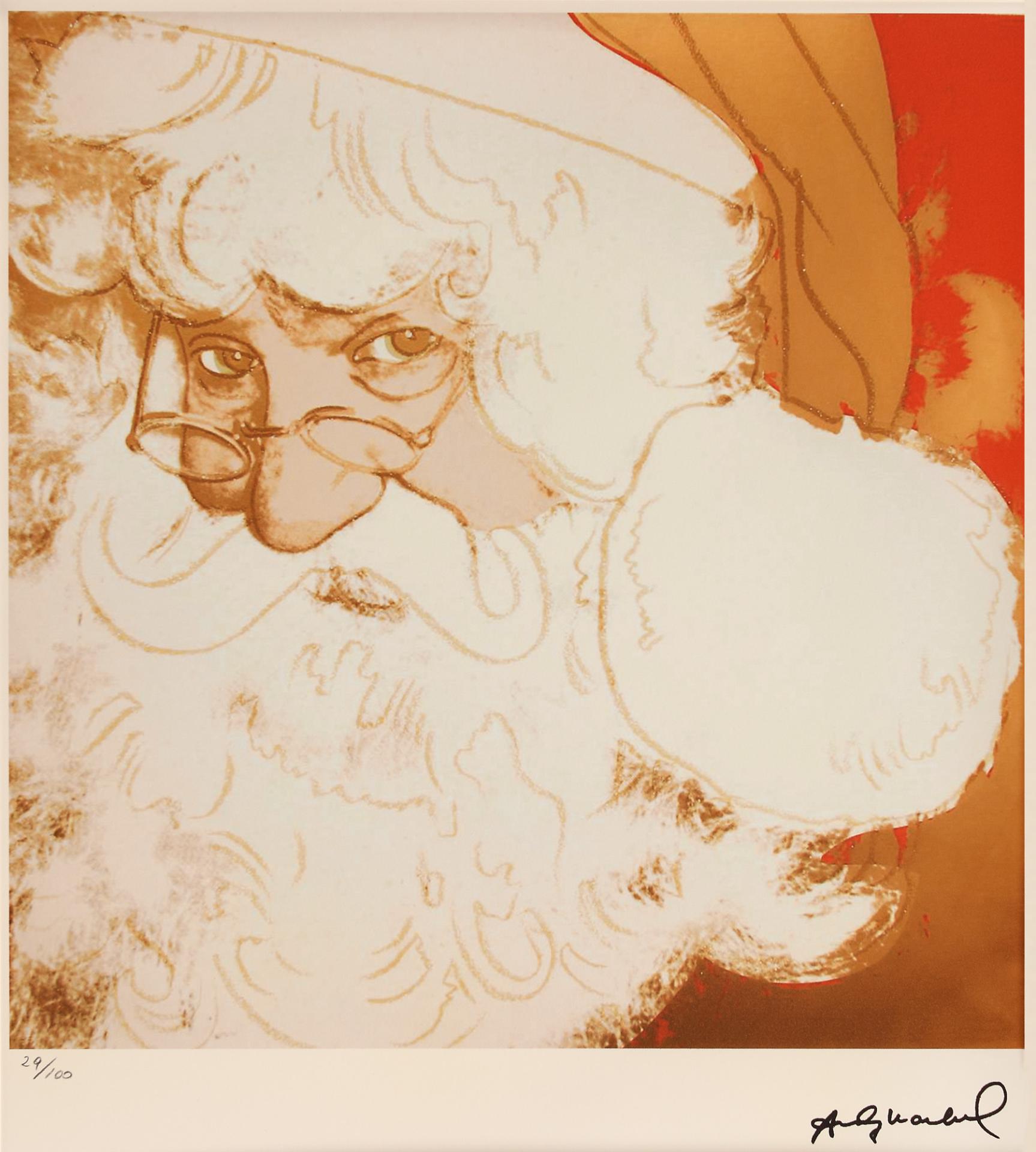 Andy Warhol Santa Claus