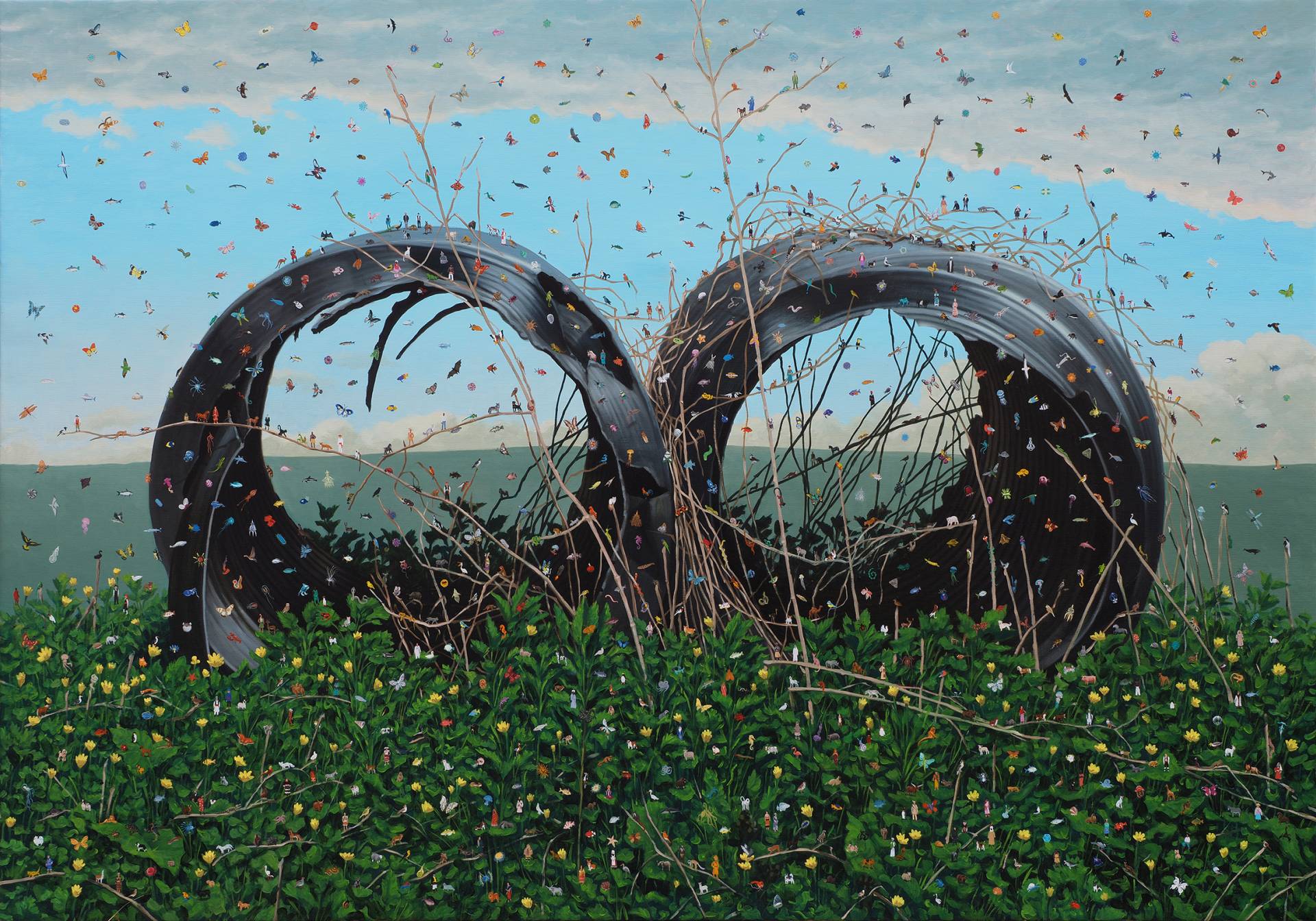 Roman Tolici NEW HOPE 7 2024 oil on canvas