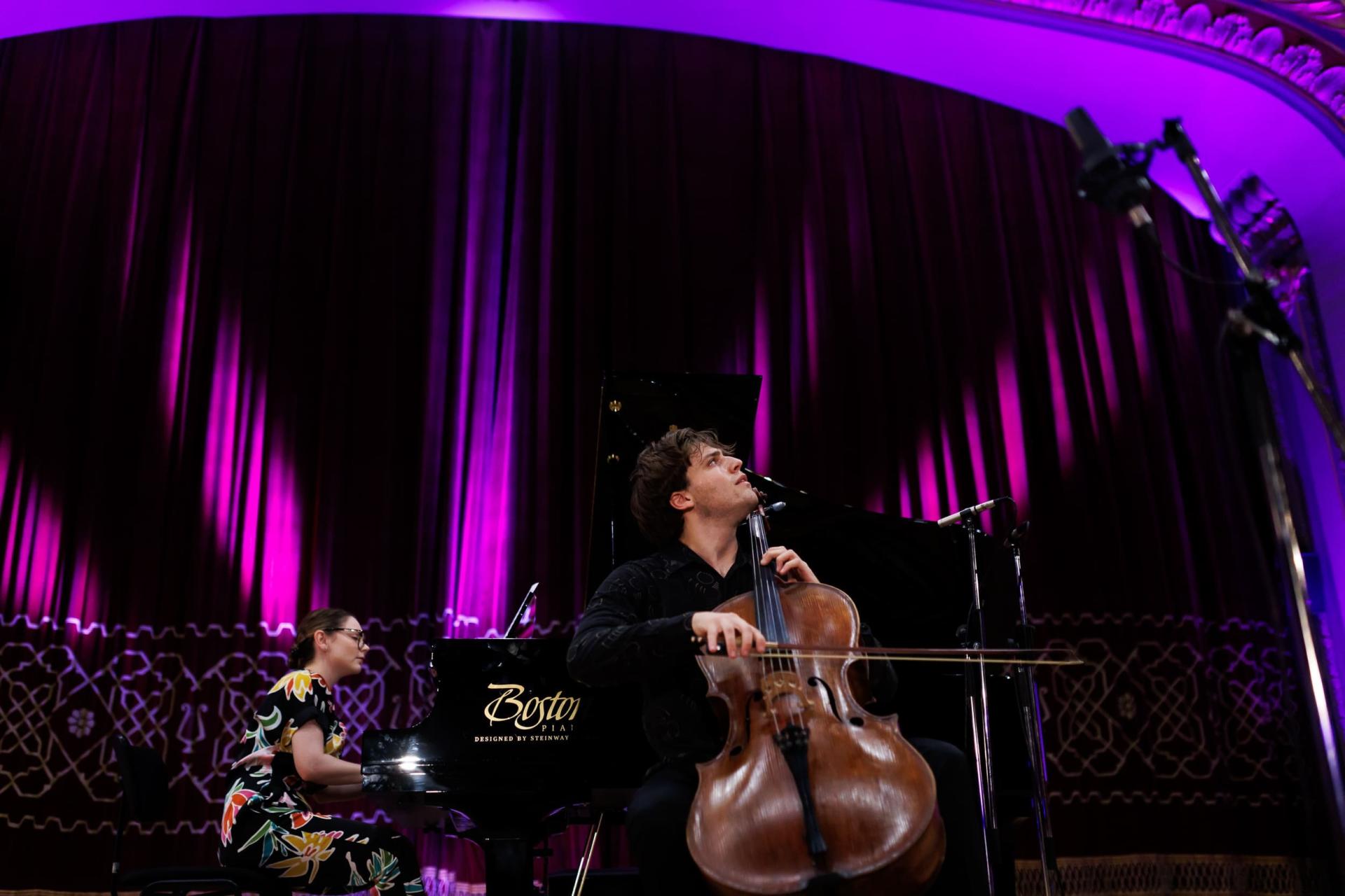 Ettore Pagano. Semifinala violoncel 2024 © Cristina Tanase